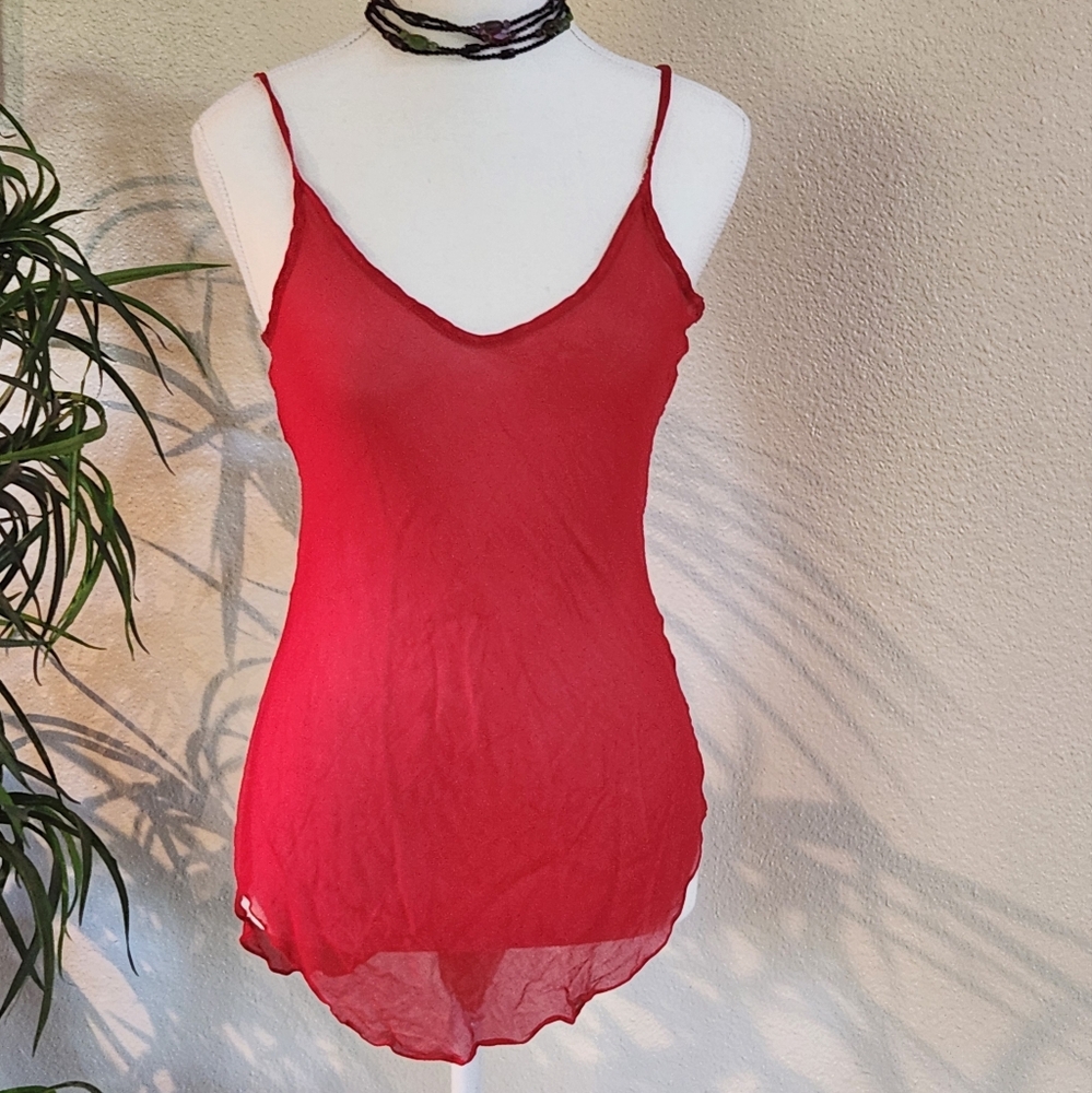 Magic Silk Chemise Red
